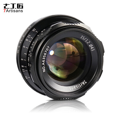 

7artisans 35mm F12 Manual Focus Camera Lens Large Aperture APS-C for Fujifilm Fuji X-A1X-A10X-A2X-A3X-ATX-M1X-M2X-T1X-T10
