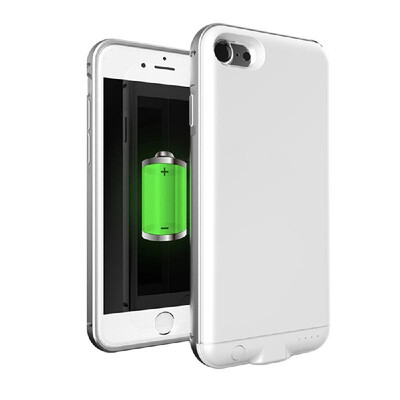 

For iPhone 7 8 3000mAh External Back Clip Battery External USB Port Power Bank Charger Pack Backup Battery Case