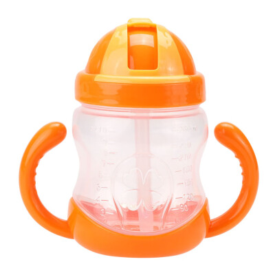 

Double Handle Baby Trainer Cup Baby Straw Type Cup Baby Straw Cup 280ml