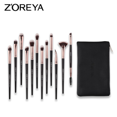 

Gobestart ZOREYA12 Makeup Brush Set Artificial Fiber Eye Shadow Makeup Brush Set