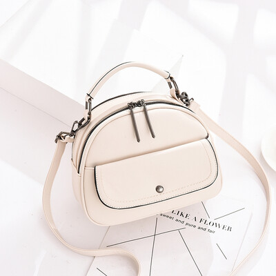 

Summer fashionable ins fashion simple bags with one shoulder&inclined spanning soft leather bags