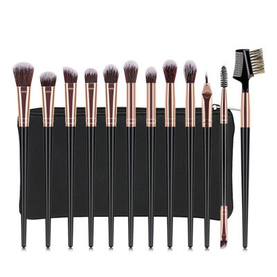 

Professional Makeup Brushes Set 12pcs Eyeshadow Eyelash Brushes Cosmetics