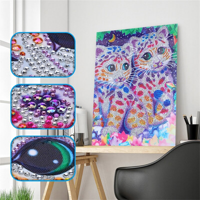 

Siaonvr Special Shaped Diamond Painting DIY 5D Partial Drill Cross Stitch Kits Crystal R
