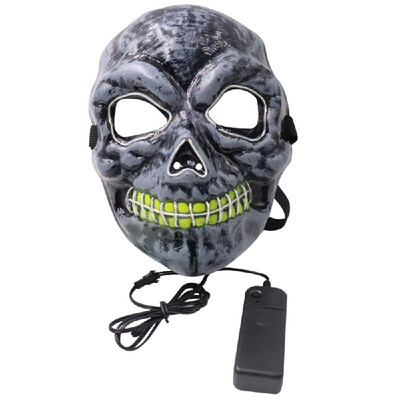 

Halloween Party Mask LED Scary Flash Mask EL Line Light Mask Cosplay Mask Party Clothing Mask Supplies Multi-color Optional