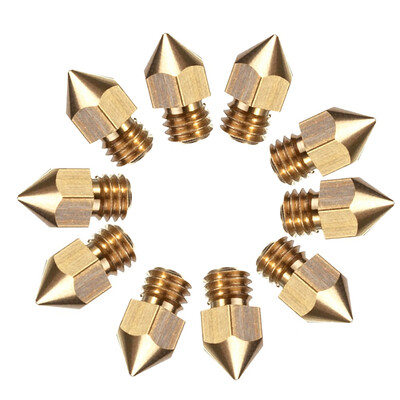 

MK8 3D Printer Nozzle Extruder for Makerbot Creality CR - 10 10pcs