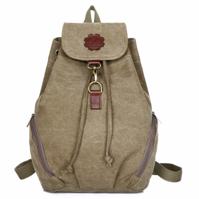 

2018 Women Canvas Backpack Drawstring Travel Schoolbag Casual Back Bag Schoolbag Female Rucksack Shoulder Bag for Girls