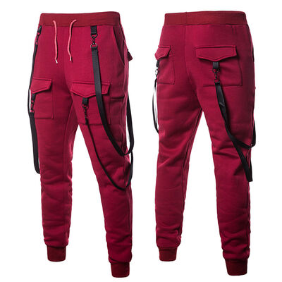

Mens Jogger Pants Sports Gym Workout Hip Hop Track Trousers Long Slacks