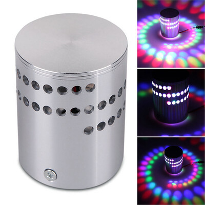 

Gobestart Colorful RGB Spiral Hole Wall Lamp Surface Install LED Light Luminaire Lighting