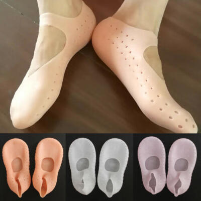 

Silicone Moisturizing Gel Heel Socks Treatment Cracked Foot Skin Care Protector