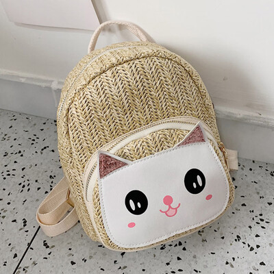 

Tailored Fashion Parent-Child Outdoor Woven Cat Shoulder Bag Messenger Bag Backpack