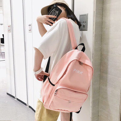 

Hmm Backpack Girls Shoulder Bag Girls Ins Xiaoqing New Junior High School School School Bag Girls Korean version High School Canva