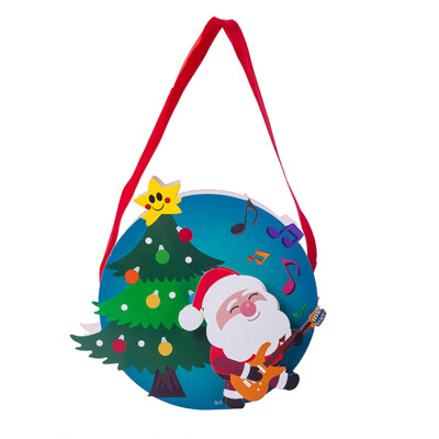 

1Pcs Christmas Gift Handbag Drawstring Candy Bag Merry Christmas Sweet Candy Bags Present Bag Home Party Xmas Decoration