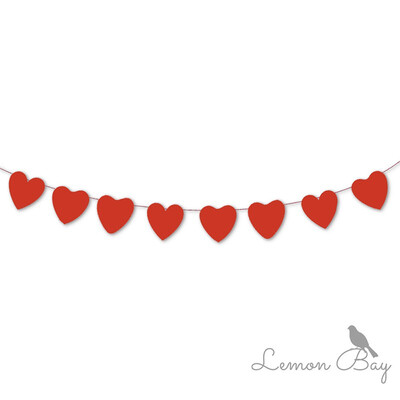 

FUNNYBUNNY Valentines Day Banner Decor - Valentines Decorations - Anniversary Wedding Birthday Party Decor Home Office Decor