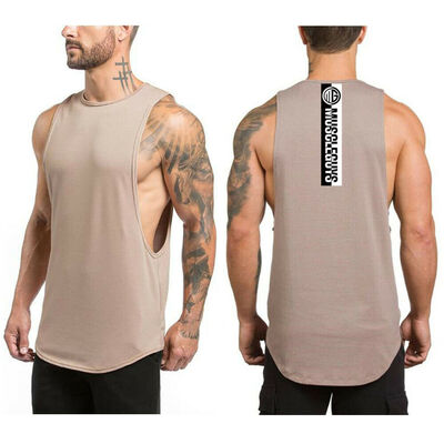 

SUNSIOM Mens Gym Vest Racerback Bodybuilding Muscle Stringer Plain Tank Top Fitness