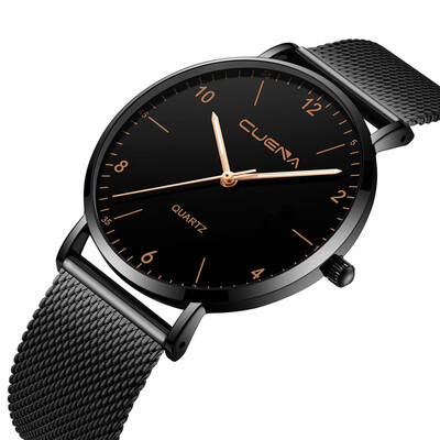 

Gobestart Luxury Watches Quartz Watch Stainless Steel Dial Casual Bracele Watch
