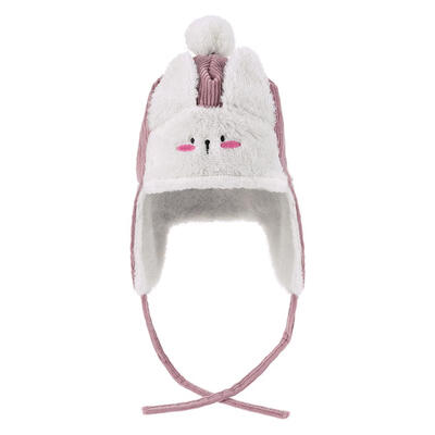 

Corduroy Warm Fleece Cute Kids Toddler Ear Protectors Pompon Leifeng Hat
