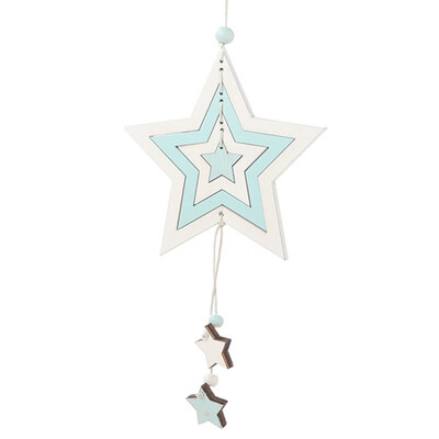 

New Hot Holiday decorations Season Festival Pendant Wood Cutout Slices Craft treestarheart Ornaments Christmas Hanging