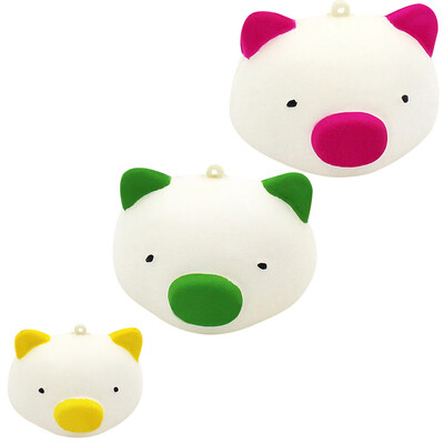 

Siaonvr Random Pig Toast Scented Charm Slow Rising Squeeze Stress Reliever Toy