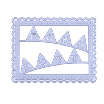 

1pc Metal Flags Square Dies Stencil Craft Embossing Cut Die For DIY Card