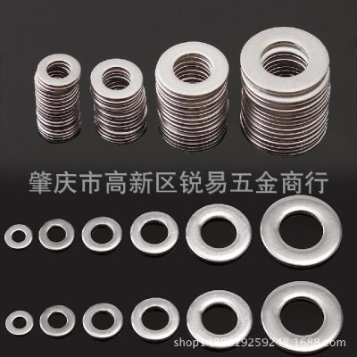 

105pcs Stainless Steel Washers Flat Washer M3 - M10 Screw M3-M10 stainless steel washer 105 pieces