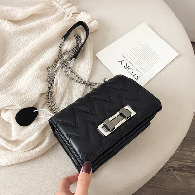 

Advanced sense embroidery thread bag handbag 2019 new wave fashion foreign gas chain shoulder bag wild ins messenger bag
