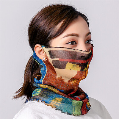 

Variety bib female collar sunscreen mask sunscreen veil spring&summer sunscreen scarf scarves sunscreen mask dust