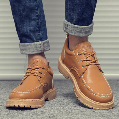 

Mens Casual Low Boots High-top Shoes Outdoor Walking Fashion Lace Up Shoe Boot
