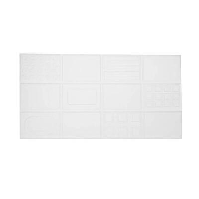 

PE Foam 3D Adhesive Wall Sticker Anti-collision Waterproof Cream White