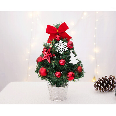 

〖Follure〗Artificial Tabletop Mini Christmas Tree Decorations Festival Miniature Tree