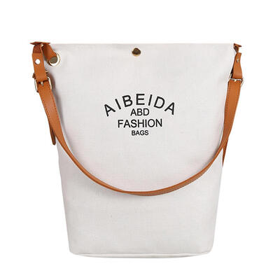 

Large Shoulder Shopping Bags Casual Women Canvas Ladies Messenger Handbags