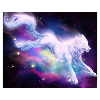 

5D DIY Full Drill Diamond Painting Novelty Wolf Cross Stitch Embroidery Kit