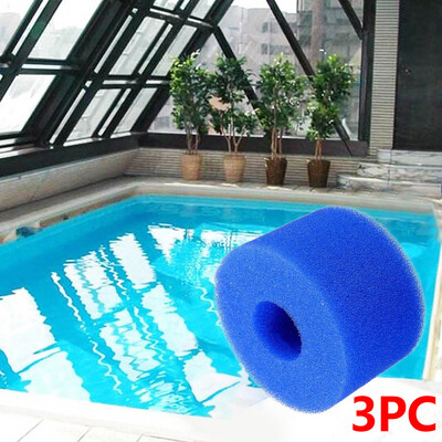 

〖Follure〗3pcs Washable Sponge Foam Cartridge Suitable Pool Reusable Foam Filter