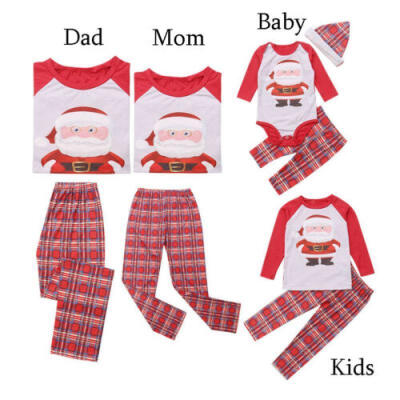 

Christmas Xmas Kids Adults Family Matching Set Sleepwear Pajamas Pyjamas Costume