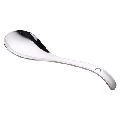 

Thicken High Quality Durable 304 Stainless Steel Large Rice Soup Serving Spoon