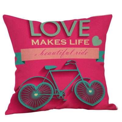 

〖Follure〗Happy Valentines Day Throw Pillow Case Sweet Love Square Cushion Cover