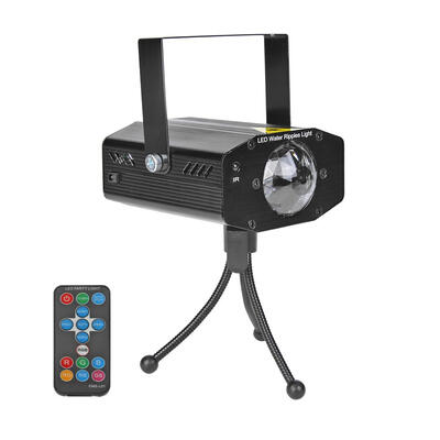 

Mini RGB LED Water Ripples Stage Light Laser Projector KTV DJ Disco Lamp