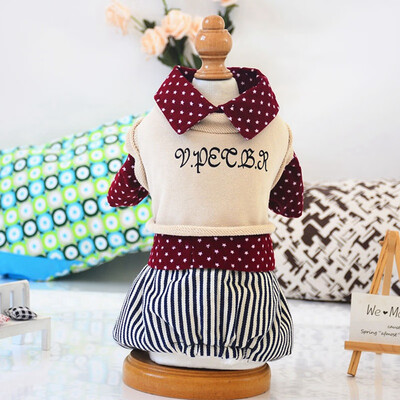 

Warm Pet Dog cotton Clothes Cat Prince Wedding Suit Cute Chihuahua Bulldog AutumnWinter Bow Tie Puppy Coat Dog Accessories