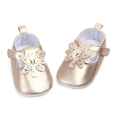 

Newborn Baby Girls Shoes Toddler Infant First Walkers Autumn Soft Sole Non-Slip PU Shoes