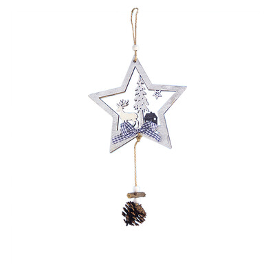 

Tailored Christmas Great Gift Wooden Ornament Hanging Pendant Fretwork Circle Bauble