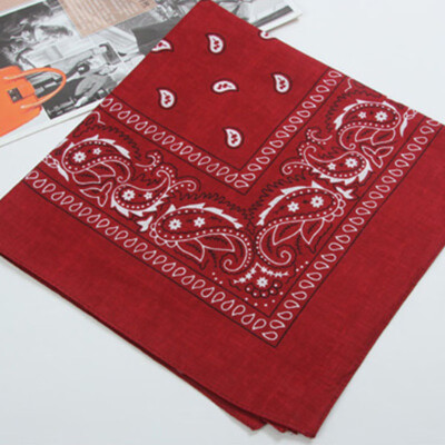 

Unisex Vintage Handkerchief Sports Print Headscarf Lace Women Men Head Wrap Neck Scarf Wristband 14 Colors