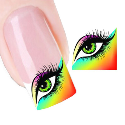 

〖Follure〗Eye ShadowDesign Nail Tip Art Transfers Decal Sticker