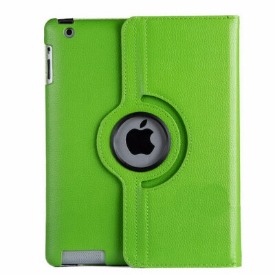 

For iPad 2 iPad 3 iPad 4 Case 360 Rotating Leather Stand Cover for iPad 2 3 4 PU Leather Stand Shell Screen Protector