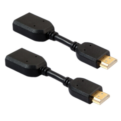 

2 x Any Angle Adjustable Rotation HDMI Male to Female Adapter Converter