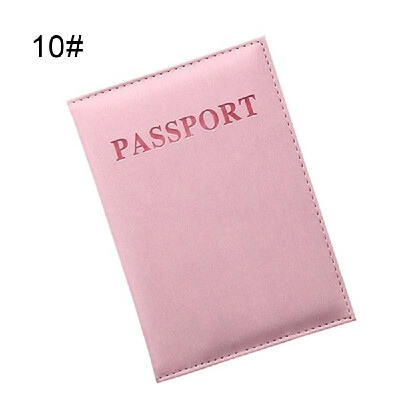 

Leather Travel Passport Holder Cover ID Card Tickets Case Blocking Wallet For Passport