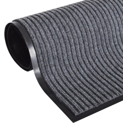 

Gray PVC Door Mat 2 9" x 1 9