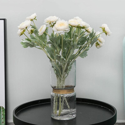 

Artificial flowers fake flowers hairy British small lotus Nordic ins home wedding room potted flowers wedding flowers wall flowers