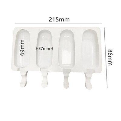 

DIY baking mold ice cream mold Ice cream mould 4 grid French style mini Ice Cream Mould 2018 new