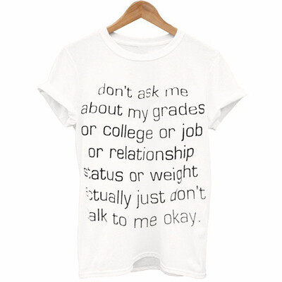 

Starmoon Women Summer Casual O-Neck Mouth Letter Print Short Sleeve Top Blouse T Shirt