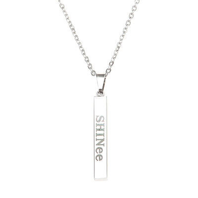 

KPOP SHINee Member Titanium Birthday Pendant Necklace Perfect Gift for FANS