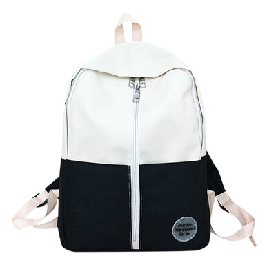 

Tailored Fashion Backpack Teenage Girls Boys School Backpack Bag Patchwork Students Bags